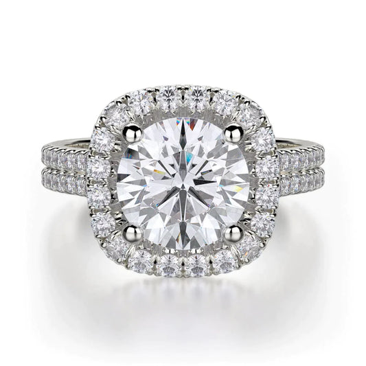 MICHAEL M Engagement Rings White Gold Europa R688-1.5 R688-1.5WG