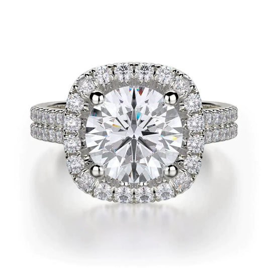 MICHAEL M Engagement Rings White Gold Europa R688-1.5 R688-1.5WG