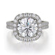MICHAEL M Engagement Rings White Gold Europa R688-1.5 R688-1.5WG