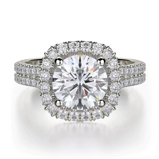 MICHAEL M Engagement Rings White Gold Europa R688-1 R688-1WG