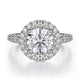 MICHAEL M Engagement Rings White Gold Europa R693-1.5 R693-1.5WG