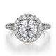 MICHAEL M Engagement Rings White Gold Europa R693-1.5 R693-1.5WG