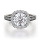 MICHAEL M Engagement Rings White Gold Strada R673-1.5 R673-1.5WG