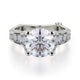 MICHAEL M Engagement Rings White Gold Strada R675-2 R675-2WG