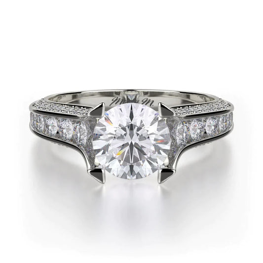 MICHAEL M Engagement Rings White Gold Strada R678-1.5 R678-1.5WG