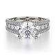 MICHAEL M Engagement Rings White Gold Strada R679S-1.5 R679S-1.5WG