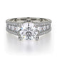 MICHAEL M Engagement Rings White Gold Strada R679S-1.5 R679S-1.5WG