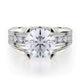 MICHAEL M Engagement Rings White Gold Strada R680-2 R680-2WG
