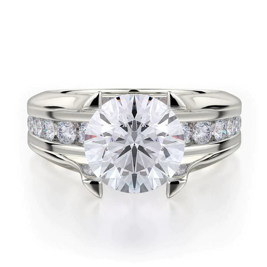 MICHAEL M Engagement Rings White Gold Strada R680-2 R680-2WG