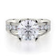 MICHAEL M Engagement Rings White Gold Strada R680-2 R680-2WG