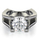 MICHAEL M Engagement Rings White Gold Strada R757-2 R757-2WG