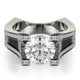 MICHAEL M Engagement Rings White Gold Strada R757-2 R757-2WG