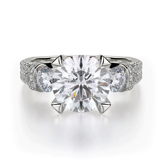 MICHAEL M Engagement Rings White Gold Trinity R475-2 R475-2WG