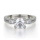 MICHAEL M Engagement Rings White Gold Trinity R502-1 R502-1WG