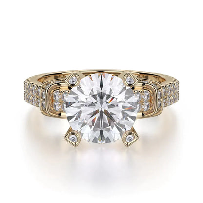 MICHAEL M Engagement Rings Yellow Gold Europa R674-2 R674-2YG