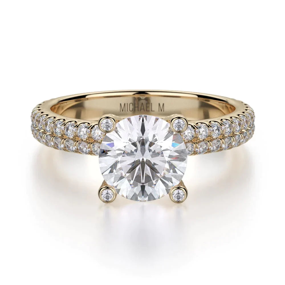 MICHAEL M Engagement Rings Yellow Gold Europa R676-1 R676-1YG