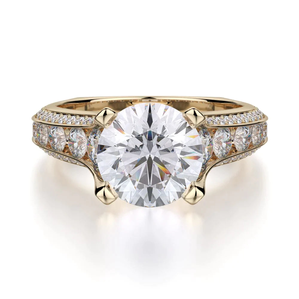MICHAEL M Engagement Rings Yellow Gold Strada R656-2 R656-2YG