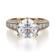MICHAEL M Engagement Rings Yellow Gold Strada R656-2 R656-2YG