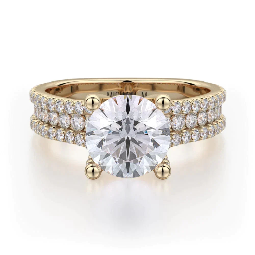 MICHAEL M Engagement Rings Yellow Gold Strada R671-1.5 R671-1.5YG
