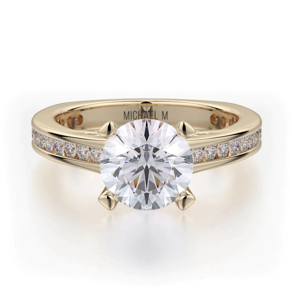 MICHAEL M Engagement Rings Yellow Gold Strada R672-1.5 R672-1.5YG