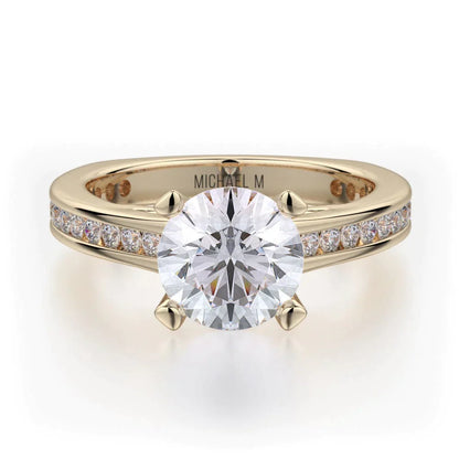 MICHAEL M Engagement Rings Yellow Gold Strada R672-1.5 R672-1.5YG