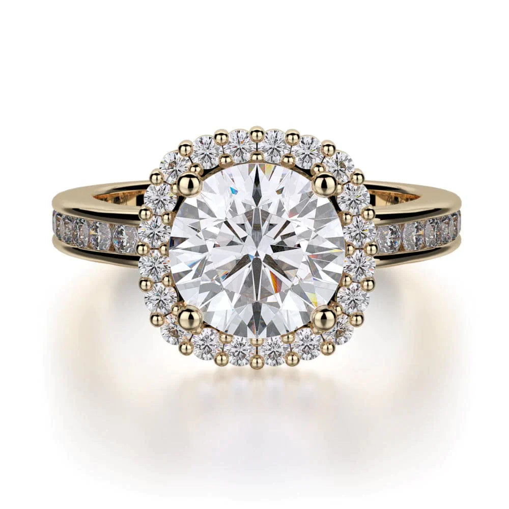 MICHAEL M Engagement Rings Yellow Gold Strada R673-1.5 R673-1.5YG