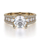 MICHAEL M Engagement Rings Yellow Gold Strada R679S-1.5 R679S-1.5YG