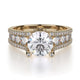MICHAEL M Engagement Rings Yellow Gold Strada R679S-1.5 R679S-1.5YG