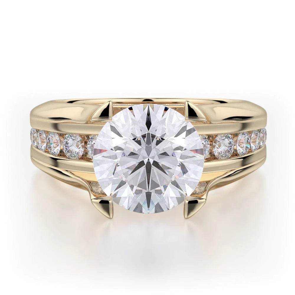 MICHAEL M Engagement Rings Yellow Gold Strada R680-2 R680-2YG