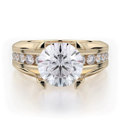 MICHAEL M Engagement Rings Yellow Gold Strada R680-2 R680-2YG