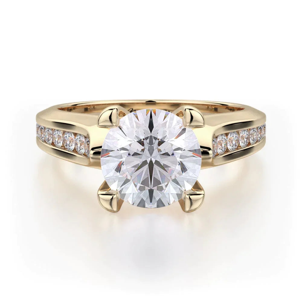 MICHAEL M Engagement Rings Yellow Gold Strada R684-1.5 R684-1.5YG