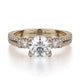 MICHAEL M Engagement Rings Yellow Gold Trinity R502-1 R502-1YG