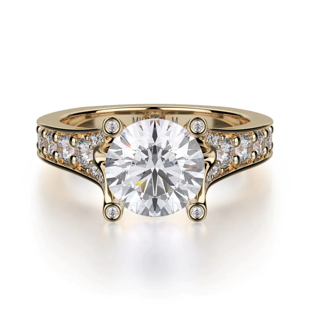 MICHAEL M Engagement Rings Yellow Gold Trinity R507-1 R507-1YG