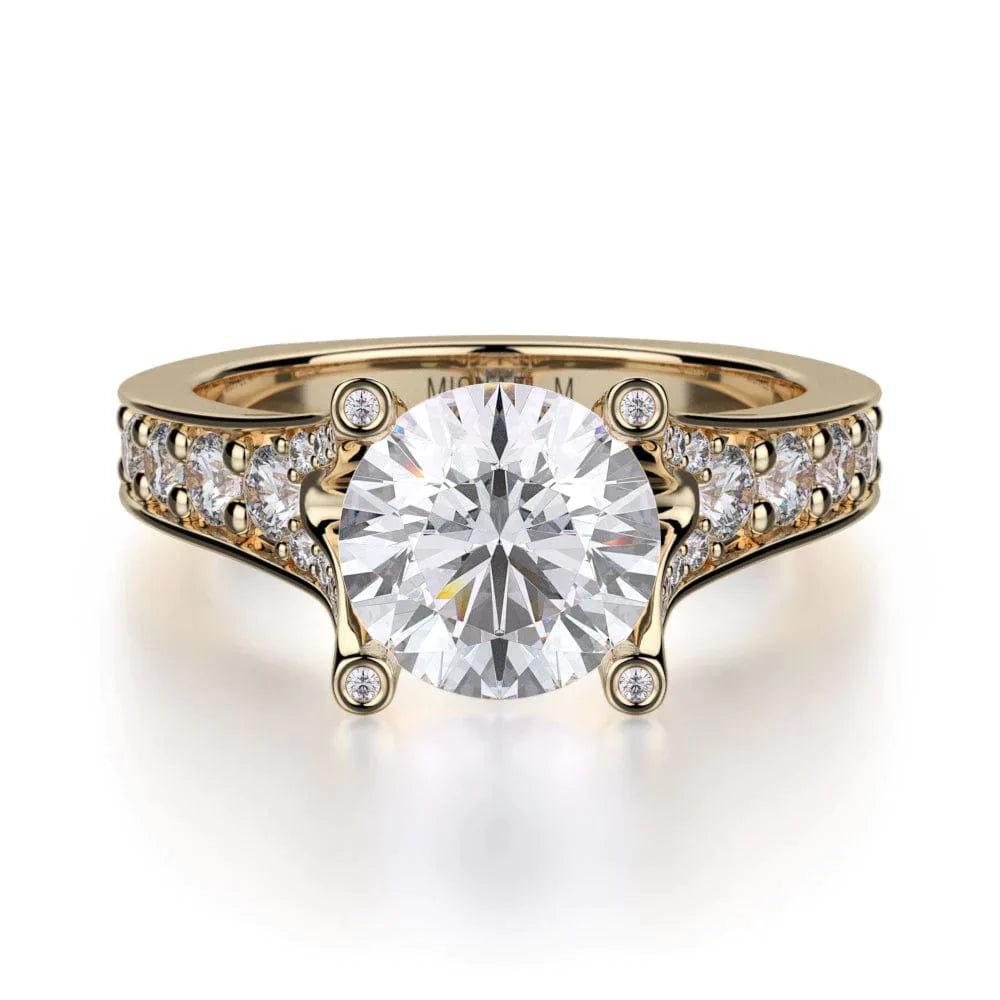 MICHAEL M Engagement Rings Yellow Gold Trinity R507-1 R507-1YG