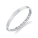 MICHAEL M Fashion Bracelets 14K White Gold Men's Tetra Bracelet