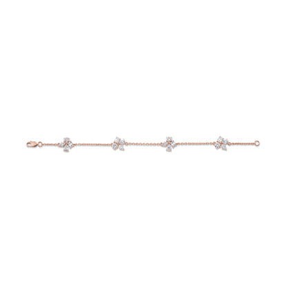 Montage 4 Cluster Chain Bracelet