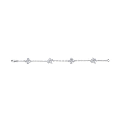 Montage 4 Cluster Chain Bracelet