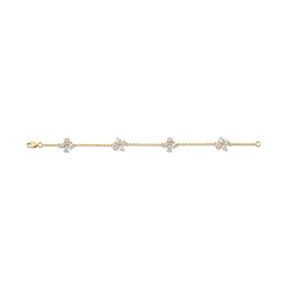 Montage 4 Cluster Chain Bracelet