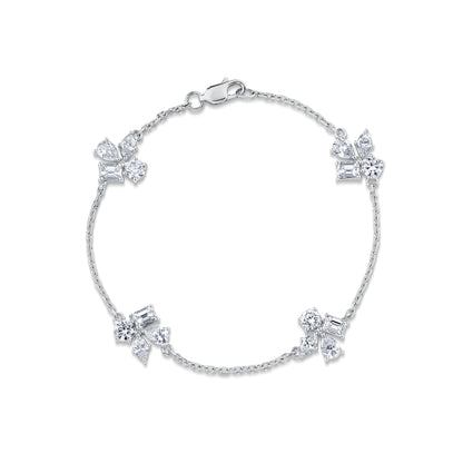Montage 4 Cluster Chain Bracelet