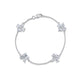 Montage 4 Cluster Chain Bracelet