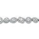 Montage Cluster Halo Tennis Bracelet