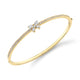 Montage Single Butterfly Bangle with Pavé