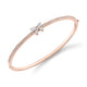 Montage Single Butterfly Bangle with Pavé