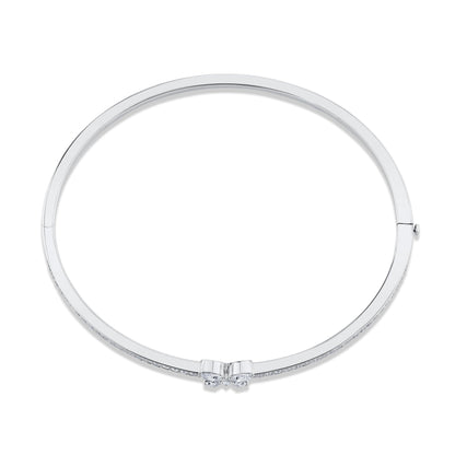 Montage Single Butterfly Bangle with Pavé