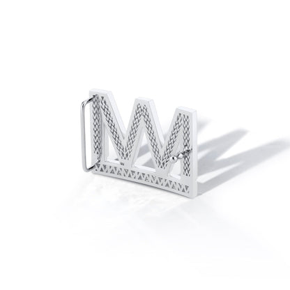 Men's Michael M Logo Belt Buckle