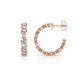 Montage Baguette Cluster Hoops