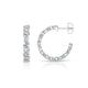 Montage Baguette Cluster Hoops