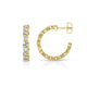Montage Baguette Cluster Hoops