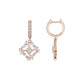 Montage Baguette Drop Earrings