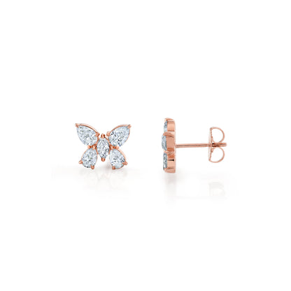 Montage Butterfly Stud Earrings